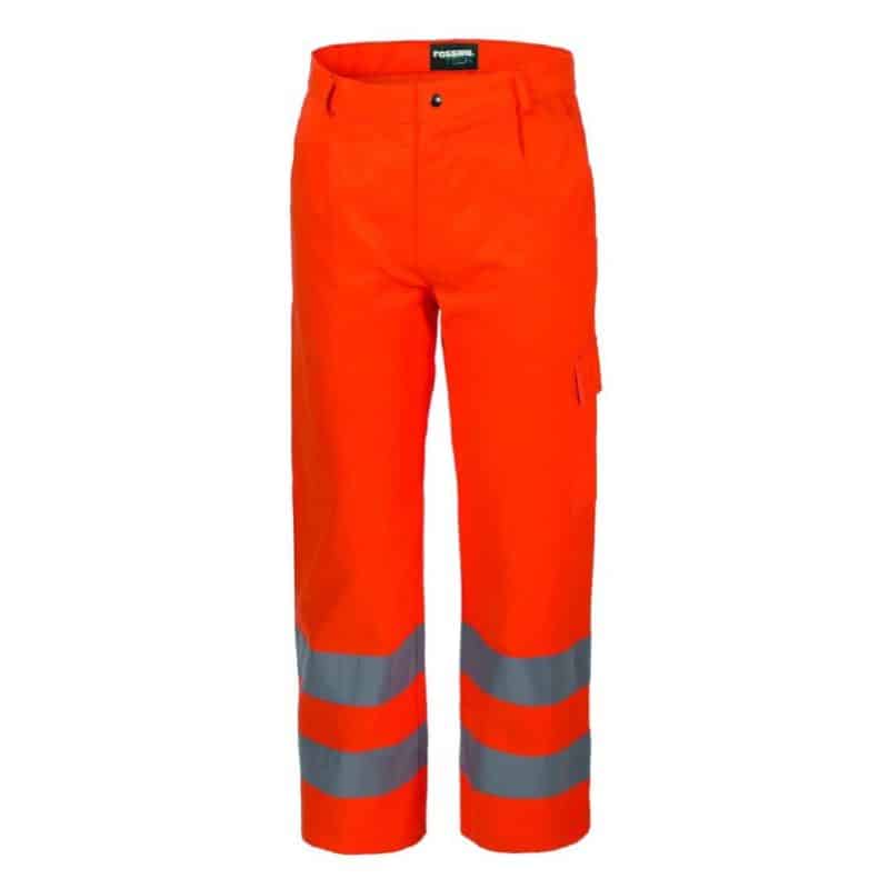 Pantalone hi-vis 60% cotone 40% poliestere irrestringibile 240 gr