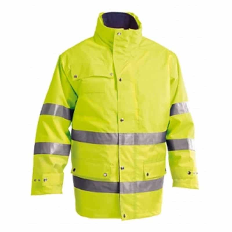Parka alta visibilità 3 in 1 staccabile impermeabile traspirante con bande 3M