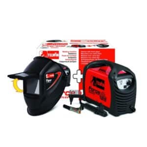 Saldatrici Telwiin inverter "force 125" + maschera tiger con accessori