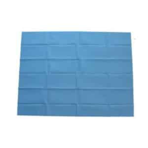 Telo chirurgico sterile in TNT biaccoppiato azzurro 100x100.Imbustato singolarmente,confezione 50 pz