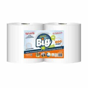 Bobina Smart Big pura cellulosa 2 veli - idoneità alimentare