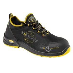 Scarpa bassa Milano  Logica tessuto nero/gialo S3 FO SR