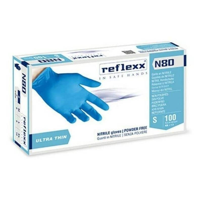 Guanto monouso nitrile s/p N80 3,0 gr box100 pz