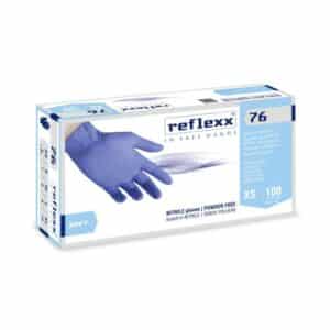 Guanto monouso nitrile s/p Reflexx76 Soft 3,5 gr box100 pz