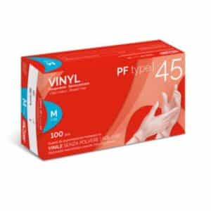 Guanto monouso in vinyl s/p trasparente box 100 pz