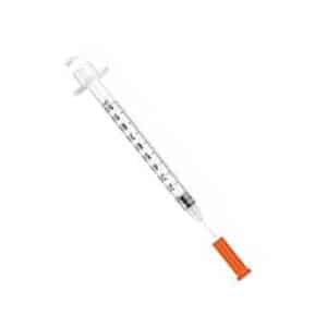 Siringa per insulina con spazio nullo con ago termosaldato fisso 0,5ml-29G-0,33x12,7mm