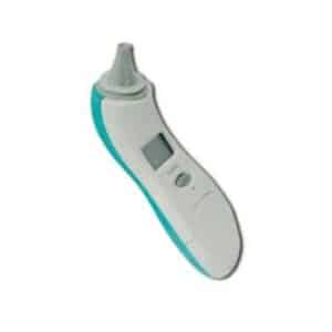 Termometro da orecchio con presa ergonomica display LCD