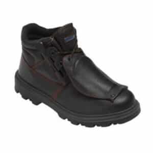 Scarpa Sheltech Trivor alta in pelle con metatarso,puntale e lamina in acciaio S3 SRC